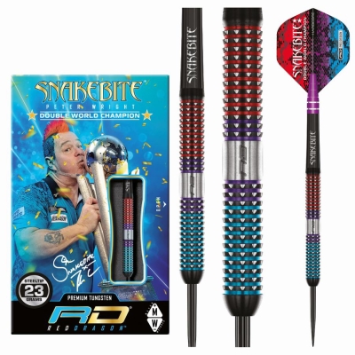 Peter Wright SNAKEBITE SPIRIT Steeldartset 21, 23 oder 25 Gr.